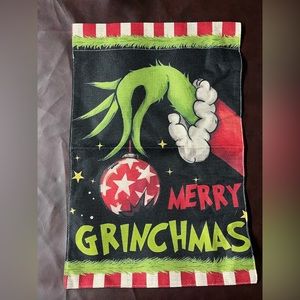Grinch Christmas Mini Flag 12 X 18 Inch Double sided